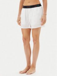 Calvin Klein Underwear Szorty piżamowe LV00QS7471 Biały Relaxed Fit. Białe piżamy Calvin Klein Underwear, m, bez wzorów, z bawełny, bez kołnierzyka, bez ramiączek. Za 129.99 zł.