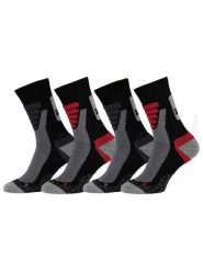 Skarpety trekkingowe Coolmax® do łydki 4 pary – Czarny. Czarne skarpetki XTREME SOCKSWEAR, bez wzorów, z bawełny. Za 173.56 zł.