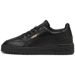 Buty sportowe Puma Shuffle Downtown. Czarne buty treningowe Puma, bez wzorów, z materiału, bez zapięcia, na fitness i siłownię. Za 390.00 zł.