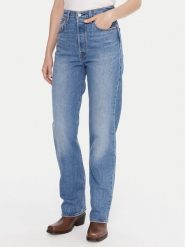 Levi's® Jeansy Ribcage 79078-0008 Niebieski Straight Fit. Niebieskie jeansy s, bez wzorów, z bawełny. Za 419.99 zł.