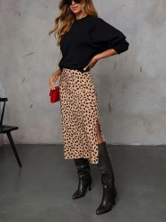 LA Angels Spódnica w kolorze beżowym rozmiar: M. Brązowe spódnice LA Angels, na co dzień, m, bez wzorów, midi, proste. Za 156.98 zł.