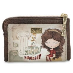 Brązowy Damski Portfel Anekke Muse. Brązowe portfele Anekke, bez wzorów. Za 199.00 zł.