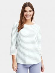 Fransa Bluzka 20613431 Niebieski Regular Fit. Niebieskie bluzki Fransa, m, bez wzorów, z syntetyku, bez kołnierzyka, bez ramiączek. Za 69.99 zł.