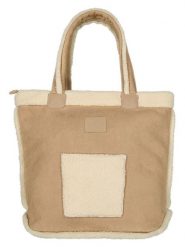 Barts Shopper bag "Ucko" w kolorze beżowym rozmiar: onesize. Brązowe shopper bag Barts, bez wzorów, z bawełny, bez dodatków. Za 140.20 zł.