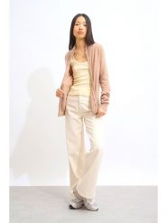 AUTHENTIC CASHMERE Kaszmirowy kardigan "Thalun" w kolorze jasnoróżowym rozmiar: M. Różowe swetry AUTHENTIC CASHMERE, m, bez wzorów, z kaszmiru, bez ramiączek. Za 395.94 zł.