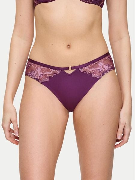 Triumph Figi brazylijskie Wild Gardenia Florale 10224873 Fioletowy. Fioletowe figi Triumph, bez wzorów, z lyocellu. Za 149.99 zł.