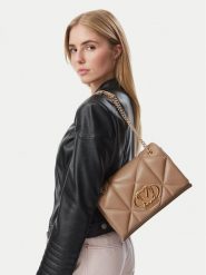 LOVE MOSCHINO Torebka JC4041PP0PLC0105 Beżowy. Brązowe torebki klasyczne Love Moschino, bez wzorów, ze skóry, bez dodatków. Za 1,029.00 zł.
