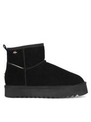 MEXX Śniegowce MICH2003943W Czarny. Czarne śniegowce Mexx, bez wzorów, ze skóry, bez zapięcia. Za 279.99 zł.