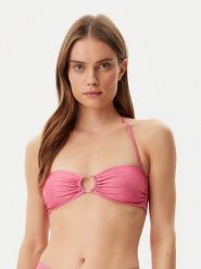 Guess Bikini E4GJ16 KC632 Różowy Regular Fit. Czerwone bikini Guess, z aplikacjami, z syntetyku. Za 199.99 zł.