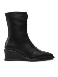 Vagabond Shoemakers Botki Aino 5829-301-20 Czarny. Czarne botki Vagabond Shoemakers, bez wzorów, ze skóry, bez obcasa, na koturnie, bez zapięcia. Za 619.99 zł.