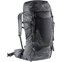 Plecak trekkingowy Deuter FUTURA AIR TREK 50+10. Czarne plecaki Deuter, bez wzorów, bez dodatków. Za 1,364.64 zł.