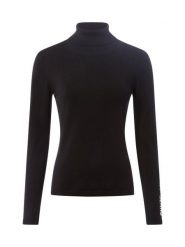 Joop Jeans sweter z golfem - Kaisha Kobiety czarny, XS. Czarne swetry Joop! Jeans, uniwersalny, bez wzorów, z jeansu, bez ramiączek. Za 429.95 zł.