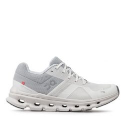 Buty do biegania On. Białe buty do biegania On, bez wzorów, bez zapięcia, do biegania. Za 519.99 zł.
