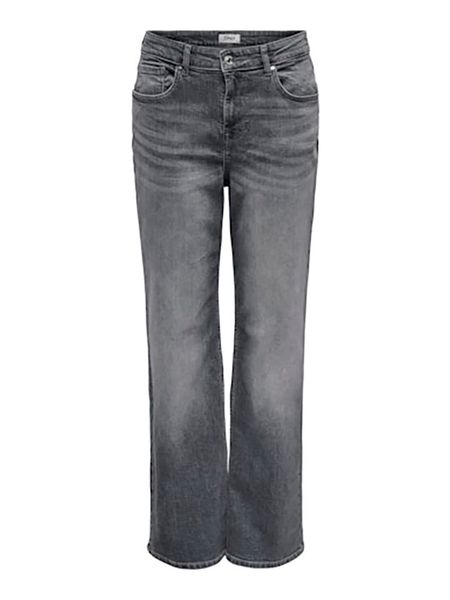 ONLY Dżinsy - Regular fit - w kolorze szarym rozmiar: XS/L32. Szare jeansy ONLY, l, z aplikacjami, ze skóry, klasyczne, z podwyższonym stanem. Za 70.08 zł.