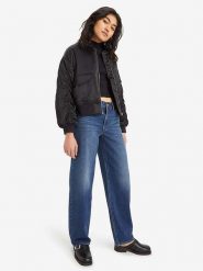 Levi's Dżinsy - Baggy fit - w kolorze niebieskim rozmiar: W23/L28. Niebieskie jeansy Levi's, l, z aplikacjami, klasyczne, z podwyższonym stanem. Za 193.70 zł.