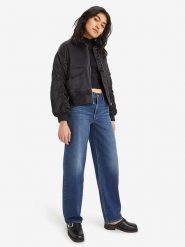 Levi's Dżinsy - Baggy fit - w kolorze niebieskim rozmiar: W28/L28. Niebieskie jeansy Levi's, l, z aplikacjami, klasyczne, z podwyższonym stanem. Za 158.84 zł.