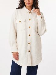 Scotch & Soda Kurtka koszulowa w kolorze kremowym rozmiar: L. Brązowe kurtki Scotch & Soda, l, bez wzorów, bez kaptura. Za 228.94 zł.