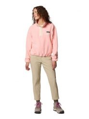 Columbia Bluza polarowa "Helvetia II" w kolorze jasnoróżowym rozmiar: L. Różowe bluzy bez kaptura Columbia, l, bez wzorów, z polaru. Za 106.13 zł.