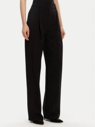 Elisabetta Franchi Spodnie materiałowe PA-081-51E2-V360 Czarny Regular Fit. Czarne spodnie materiałowe Elisabetta Franchi, bez wzorów, z materiału. Za 1,489.00 zł.