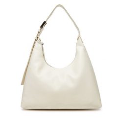 Torebka Calvin Klein. Białe torebki klasyczne Calvin Klein, bez wzorów, klasyczne, bez dodatków. Za 379.99 zł.