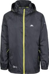 Trespass Qikpac X - kurtka unisex pakowana, czarna. Czarne kurtki Trespass, s, bez wzorów, z materiału. Za 119.30 zł.