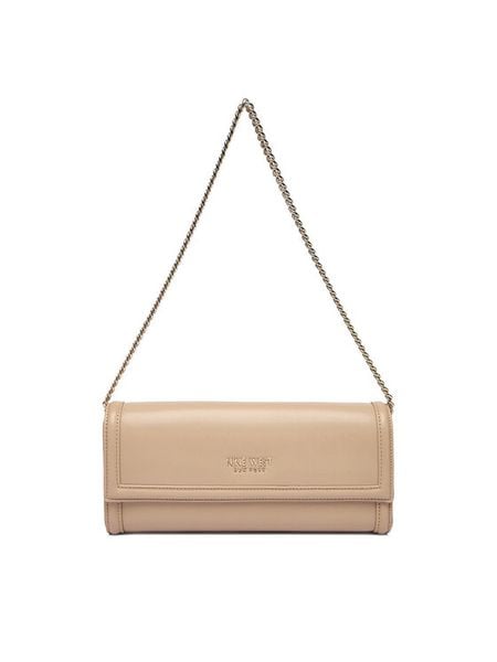 Nine West Torebka EO-Greene Charm-LDA8374 Beżowy. Brązowe torebki klasyczne Nine West, bez wzorów, z materiału, bez dodatków. Za 132.99 zł.