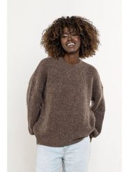 Awama Sweter w kolorze beżowym rozmiar: L/XL. Brązowe swetry Awama, l, bez wzorów, z wełny, bez ramiączek. Za 289.99 zł.