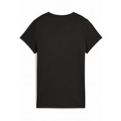 Damska koszulka ESS SCRIPT PUMA Black. Czarne t-shirty sportowe Puma, xs, bez wzorów, bez ramiączek. Za 109.00 zł.