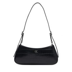 Torebka Calvin Klein. Czarne torebki klasyczne Calvin Klein, bez wzorów, klasyczne, bez dodatków. Za 449.99 zł.
