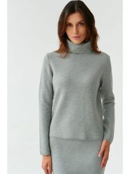 TATUUM Sweter w kolorze szarym rozmiar: XL. Szare swetry Tatuum, xl, bez wzorów, bez ramiączek. Za 96.37 zł.
