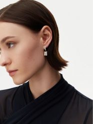 Guess Kolczyki JUBE05 172JW Srebrny. Szare kolczyki Guess, metalowe. Za 189.99 zł.