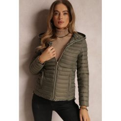 Ciemnozielona Kurtka Pikowana Cerserea. Zielone kurtki Renee, na jesień, l, bez wzorów, bez kaptura. W wyprzedaży za 149.99 zł.