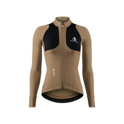 Kurtka damska Etxeondo Teknika Gore-Tex WindStopper. Brązowe kurtki ETXEONDO, bez wzorów, z gore-texu, sportowe, bez kaptura. W wyprzedaży za 777.10 zł.