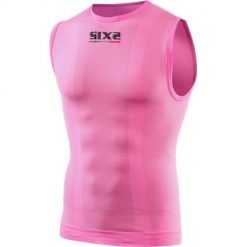 Tank top Sixs SMX. Czerwone topy SIXS, bez wzorów, sportowe, bez kołnierzyka, bez ramiączek. Za 211.00 zł.