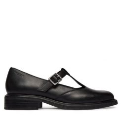 Półbuty Vagabond Shoemakers. Czarne półbuty wsuwane Vagabond Shoemakers, bez wzorów, bez obcasa, na obcasie. Za 629.99 zł.