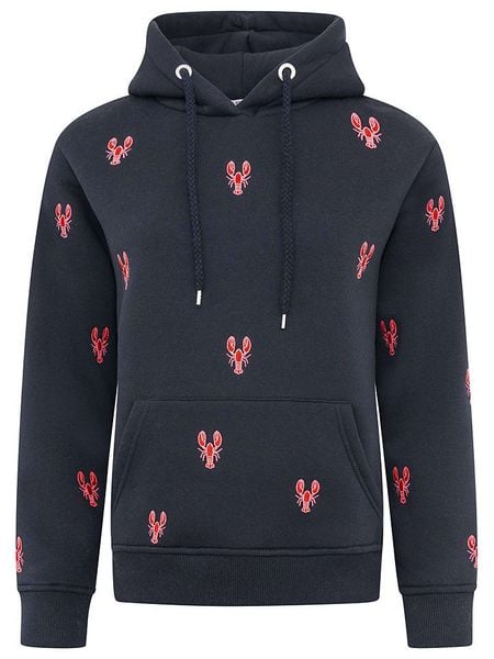 Zwillingsherz Bluza "Hummer" w kolorze granatowo-czerwonym rozmiar: XXL. Czerwone bluzy Zwillingsherz, xxl, bez wzorów, z bawełny, bez ramiączek, z kapturem. Za 209.82 zł.