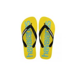 Japonki Havaianas Top Logomania 2 white /. Żółte japonki Havaianas, bez wzorów, z gumy, eleganckie. Za 119.99 zł.