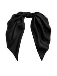 LAUREN RALPH LAUREN Chusta 454966215001 Czarny. Czarne chusty Lauren Ralph Lauren, bez wzorów, z jedwabiu. Za 329.99 zł.