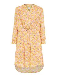 SELECTED FEMME Sukienka w kolorze pomarańczowym rozmiar: 38. Pomarańczowe sukienki Selected Femme, s, bez wzorów, z materiału, bez kołnierzyka, bez ramiączek, midi. Za 92.21 zł.