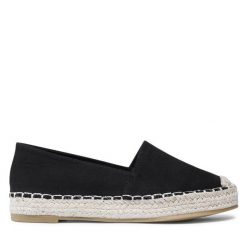 Espadryle Jenny Fairy. Czarne espadryle Jenny Fairy, bez wzorów, bez obcasa. Za 79.99 zł.