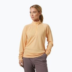 Bluza żeglarska damska Helly Hansen Inshore 1/2 Zip. Brązowe bluzy Helly Hansen, bez wzorów, bez kaptura, żeglarskie. Za 309.99 zł.
