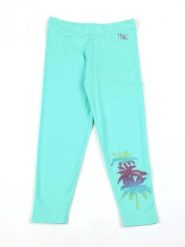Legginsy z bawełna na co dzień na siłownię. Niebieskie legginsy LEONE 1947 APPAREL, bez wzorów, z bawełny. Za 63.11 zł.