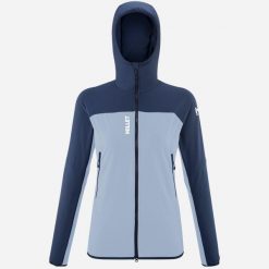 Kurtka damska softshell MILLET W Fusion Xcs Hoodie niebieski. Niebieskie kurtki Millet, s, bez wzorów, z softshellu, bez kaptura, wspinaczkowe. Za 627.55 zł.