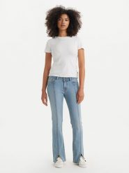 Levi's Dżinsy - Skinny fit - w kolorze błękitnym rozmiar: W25/L30. Niebieskie jeansy Levi's, l, z aplikacjami. Za 127.95 zł.