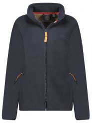 Geographical Norway Kurtka polarowa "Tasca" w kolorze granatowym rozmiar: S. Niebieskie kurtki Geographical Norway, s, bez wzorów, z polaru, bez kaptura. Za 126.15 zł.