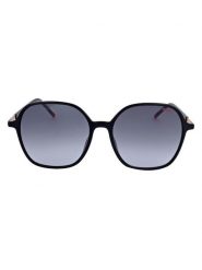HUGO Damskie okulary przeciwsłoneczne w kolorze granatowym rozmiar: 55. Niebieskie okulary przeciwsłoneczne Hugo, bez wzorów, z tworzywa sztucznego, szklane. Za 269.95 zł.