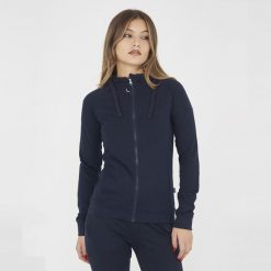 Bluza Legea Dair Damskie. Niebieskie bluzy LEGEA, bez wzorów, z bawełny, na fitness i siłownię. W wyprzedaży za 88.00 zł.
