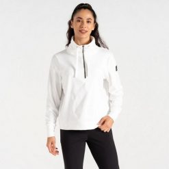 Sweter damski Dare 2B Glint. Białe swetry Dare 2b, bez wzorów, z dzianiny, eleganckie, bez ramiączek. Za 105.80 zł.