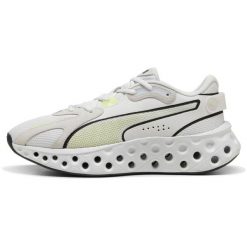 Buty sportowe Puma Softride. Białe buty treningowe Puma, bez wzorów, z materiału, bez zapięcia. Za 490.00 zł.