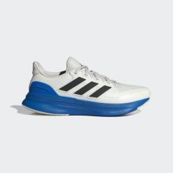 Buty do biegania Ultrarun 5. Białe buty do biegania adidas, bez wzorów, bez zapięcia, do biegania. Za 349.60 zł.